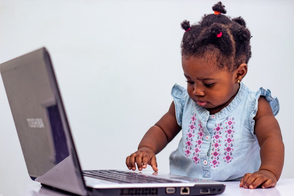 Child using fingers for math learning