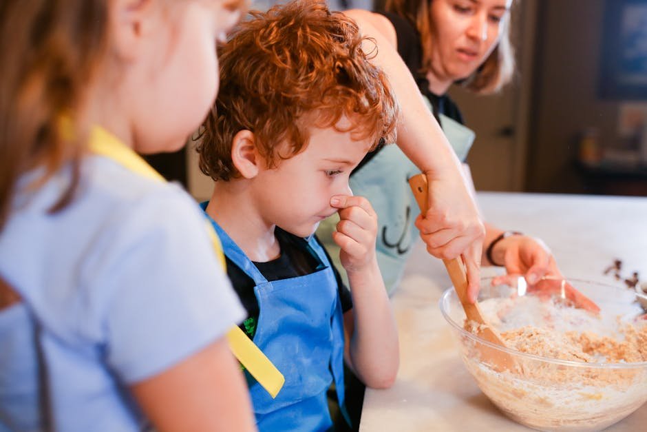 Kids cooking math for math learning