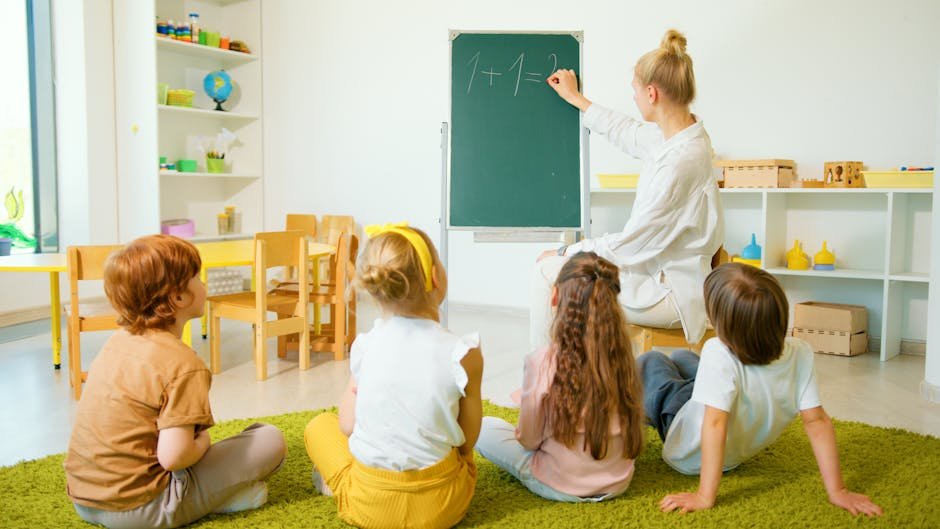 Group kids math for math learning