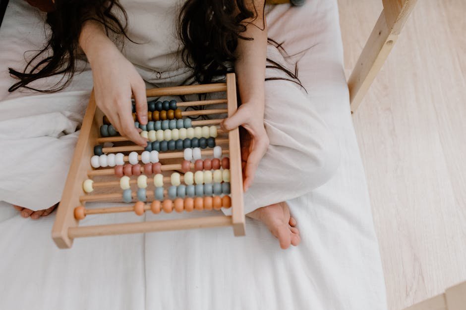 Bedtime child math for math learning