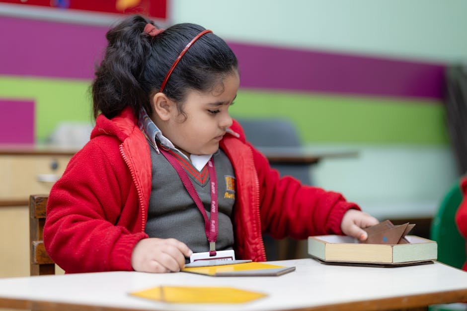 Kindergarten math class for math learning