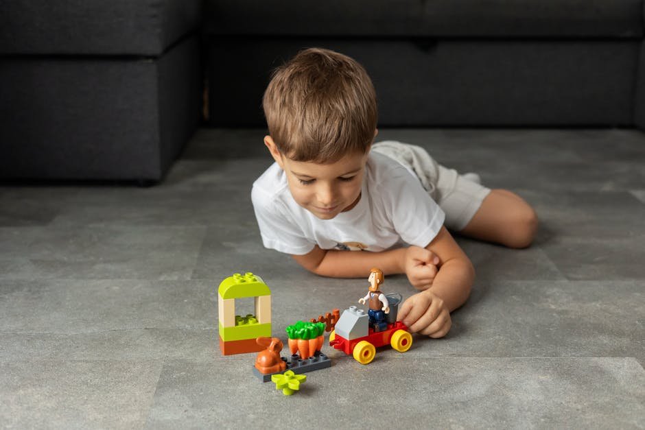 Child lego math for math learning