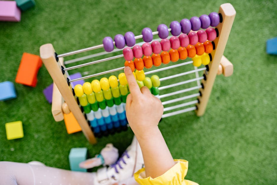 Child division math for math learning