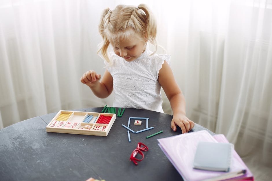 Kids playing math for math learning