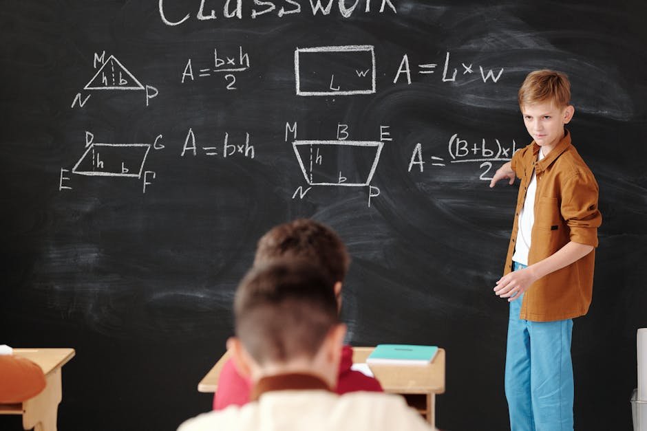 Children acting math for math learning