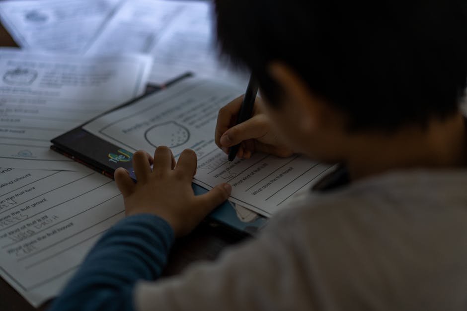 Child homework balancing for math learning