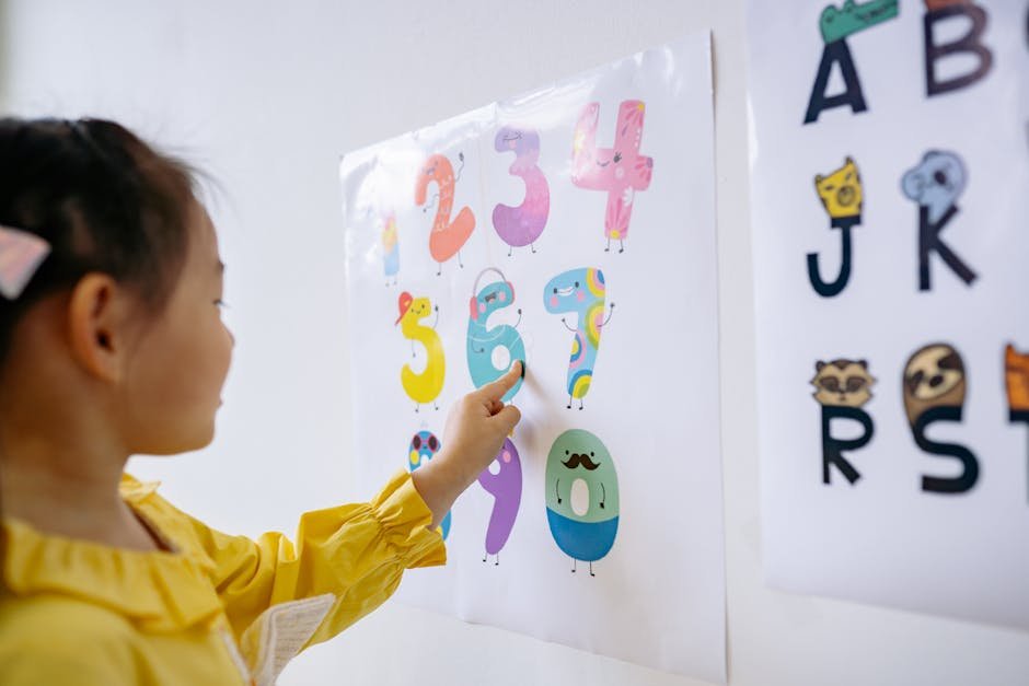 Home math posters for math learning