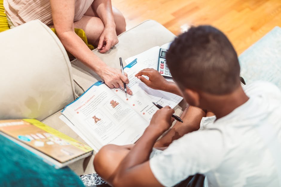 Parent child math for math learning