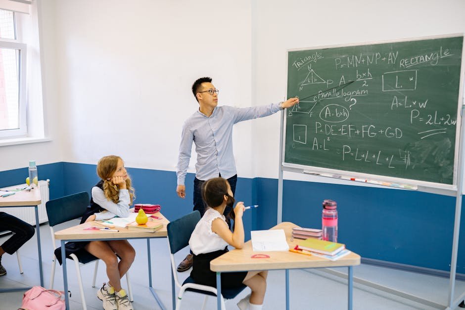 Kids watching math for math learning