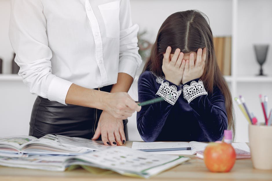 Child learning mistakes for math learning