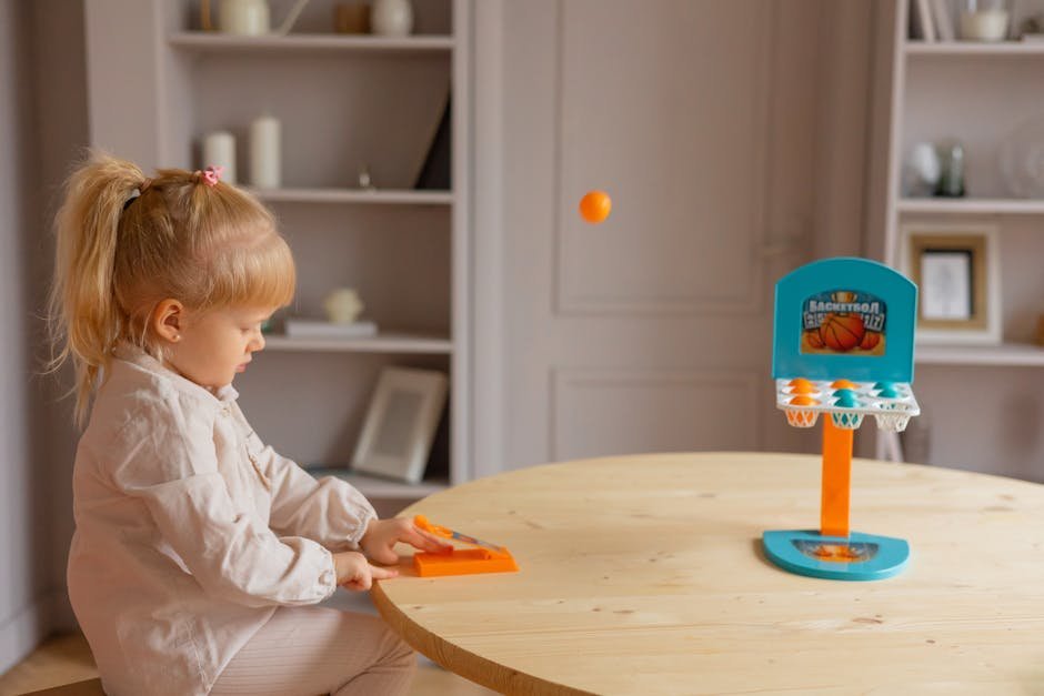 Child active game for math learning