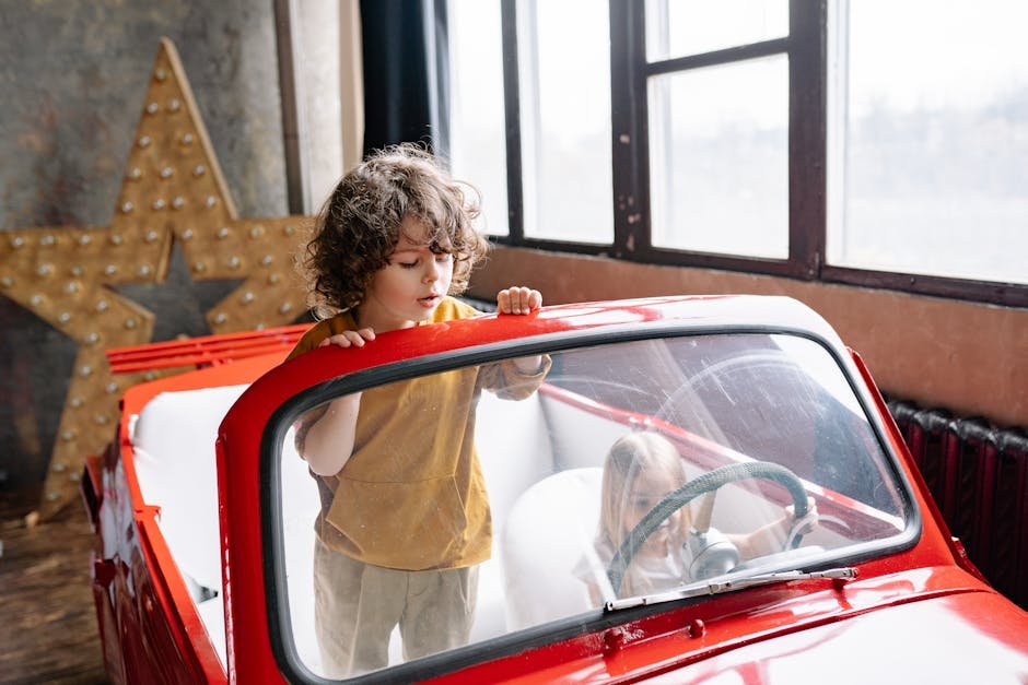 Child car games for math learning