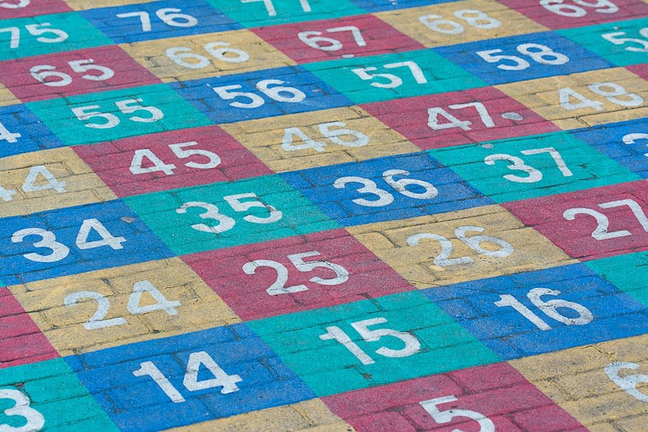 Square numbers math for math learning