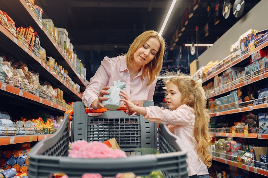 Grocery store math for math learning