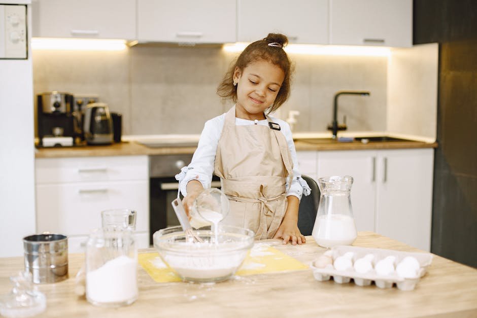 Kitchen child math for math learning