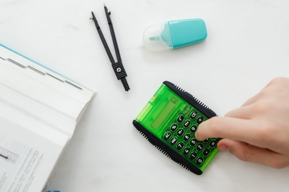 Calculator child math for math learning
